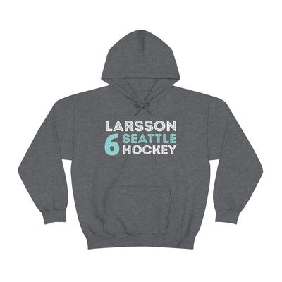 Hoodie Larsson 6 Seattle Hockey Grafitti Wall Design Unisex Hooded Sweatshirt