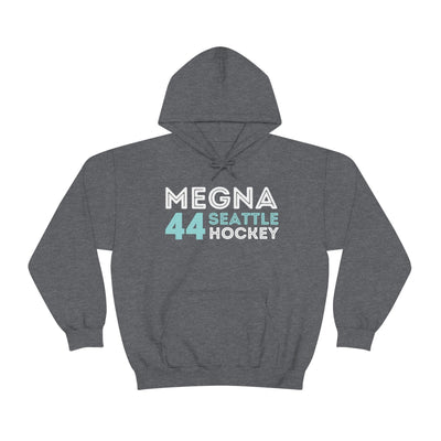 Hoodie Megna 44 Seattle Hockey Grafitti Wall Design Unisex Hooded Sweatshirt