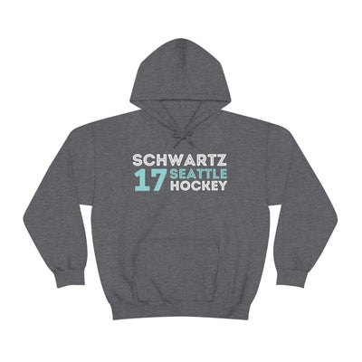Hoodie Schwartz 17 Seattle Hockey Grafitti Wall Design Unisex Hooded Sweatshirt