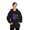 Hoodie "Day F*cking One" Retro Design Gradient Colors Unisex Hoodie