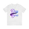 T-Shirt "Day F*cking One" Retro Design Gradient Colors Unisex T-shirt