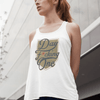 Tank Top "Day F*cking One" Vegas Golden Knights Fan Gold Design Women's Ideal Racerback Tank (FRONT DESIGN ONLY)