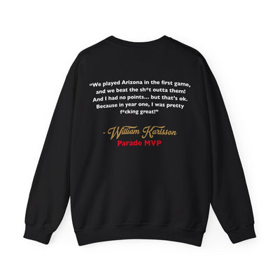 Sweatshirt "Day F*cking One" William Karlsson Parade MVP Vegas Golden Knights Unisex Crewneck Sweatshirt