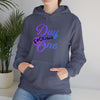 Hoodie "Day F*cking One" Retro Design Gradient Colors Unisex Hoodie