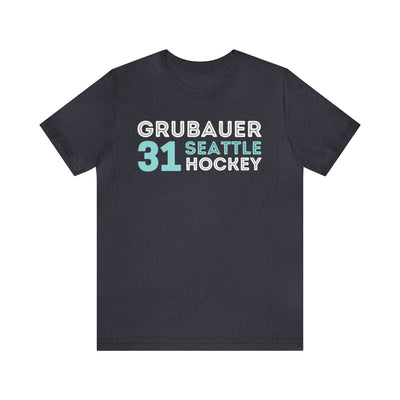T-Shirt Grubauer 31 Seattle Hockey Grafitti Wall Design Unisex T-Shirt