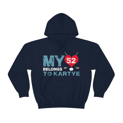 Hoodie My Heart Belongs To Kartye Seattle Hockey Unisex Hooded Sweatshirt