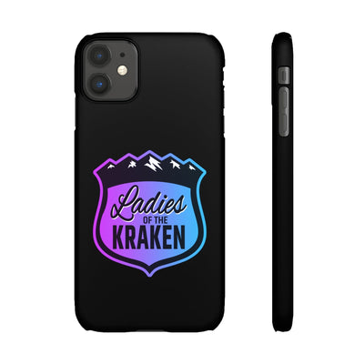 Phone Case Ladies Of The Kraken Gradient Colors Snap Phone Case In Black