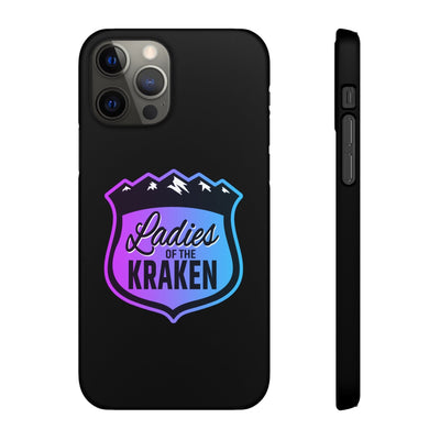 Phone Case Ladies Of The Kraken Gradient Colors Snap Phone Case In Black