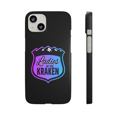 Phone Case Ladies Of The Kraken Gradient Colors Snap Phone Case In Black