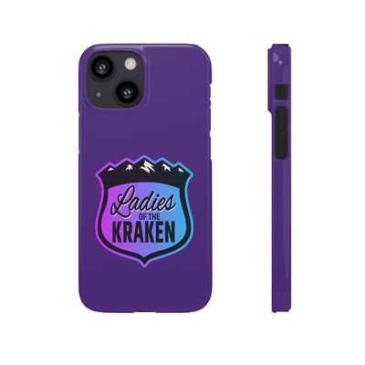 Phone Case Ladies Of The Kraken Gradient Colors Snap Phone Case In Purple