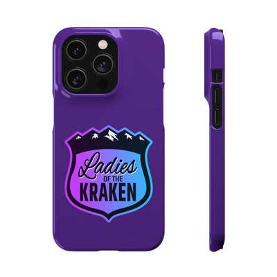 Phone Case Ladies Of The Kraken Gradient Colors Snap Phone Case In Purple