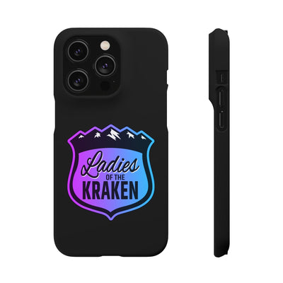 Phone Case Ladies Of The Kraken Gradient Colors Snap Phone Case In Black