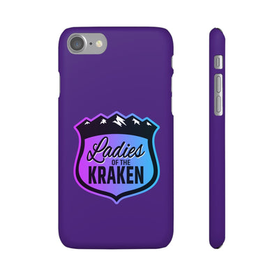 Phone Case Ladies Of The Kraken Gradient Colors Snap Phone Case In Purple