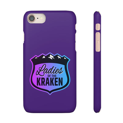 Phone Case Ladies Of The Kraken Gradient Colors Snap Phone Case In Purple