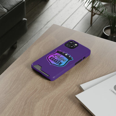 Phone Case Ladies Of The Kraken Gradient Colors Phone Case With Card Holder, Purple