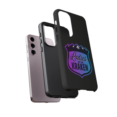 Phone Case Ladies Of The Kraken Gradient Colors Tough Phone Case In Black