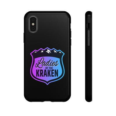 Phone Case Ladies Of The Kraken Gradient Colors Tough Phone Case In Black