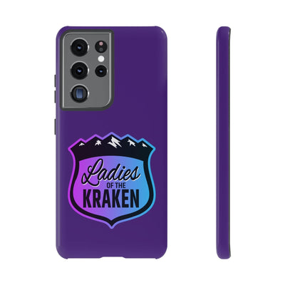 Phone Case Ladies Of The Kraken Gradient Colors Tough Phone Case In Purple