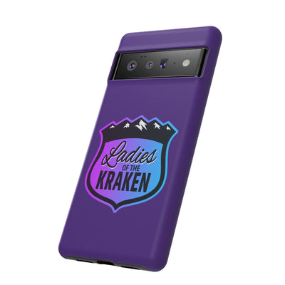 Phone Case Ladies Of The Kraken Gradient Colors Tough Phone Case In Purple