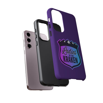 Phone Case Ladies Of The Kraken Gradient Colors Tough Phone Case In Purple