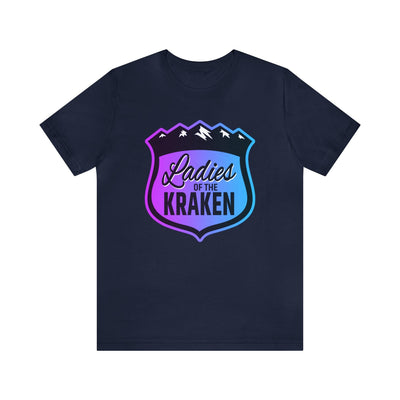T-Shirt Ladies Of The Kraken Gradient Colors Unisex Fit T-Shirt