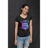 V-neck Ladies Of The Kraken Gradient Colors Unisex V-Neck Tee