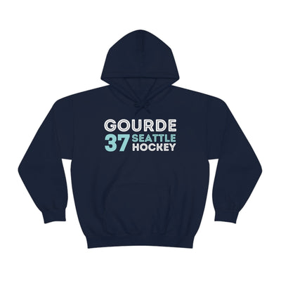 Hoodie Gourde 37 Seattle Hockey Grafitti Wall Design Unisex Hooded Sweatshirt