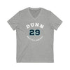 V-neck Dunn 29 Seattle Hockey Number Arch Design Unisex V-Neck Tee