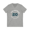 V-neck Tolvanen 20 Seattle Hockey Number Arch Design Unisex V-Neck Tee