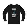 Long-sleeve Borgen 3 Seattle Hockey Black Vertical Design Unisex Jersey Long Sleeve Shirt