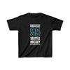 Kids clothes Burakovsky 95 Seattle Hockey Black Vertical Design Kids Tee