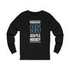 Long-sleeve Burakovsky 95 Seattle Hockey Black Vertical Design Unisex Jersey Long Sleeve Shirt