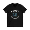 V-neck Tanev 13 Seattle Hockey Number Arch Design Unisex V-Neck Tee