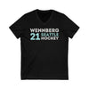 V-neck Wennberg 21 Seattle Hockey Grafitti Wall Design Unisex V-Neck Tee