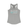 Tank Top Bellemare 41 Seattle Hockey Grafitti Wall Design Women's Ideal Racerback Tank Top