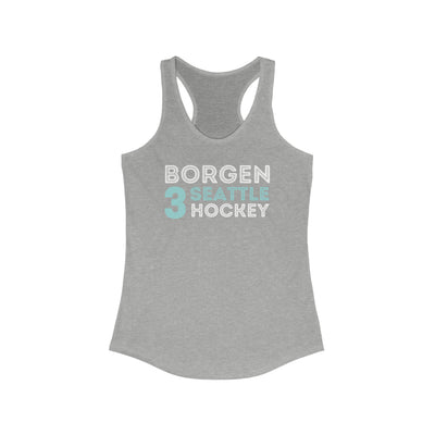 Tank Top Borgen 3 Seattle Hockey Grafitti Wall Design Women's Ideal Racerback Tank Top