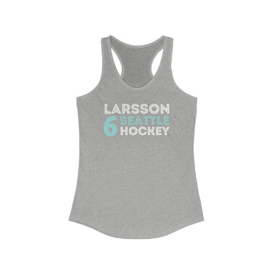 Tank Top Larsson 6 Seattle Hockey Grafitti Wall Design Women's Ideal Racerback Tank Top