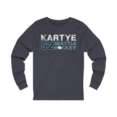 Long-sleeve Kartye 52 Seattle Hockey Unisex Jersey Long Sleeve Shirt