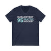 V-neck Burakovsky 95 Seattle Hockey Grafitti Wall Design Unisex V-Neck Tee