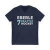 V-neck Eberle 7 Seattle Hockey Grafitti Wall Design Unisex V-Neck Tee