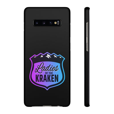 Phone Case Ladies Of The Kraken Gradient Colors Snap Phone Case In Black