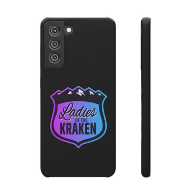 Phone Case Ladies Of The Kraken Gradient Colors Snap Phone Case In Black