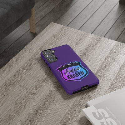 Phone Case Ladies Of The Kraken Gradient Colors Tough Phone Case In Purple