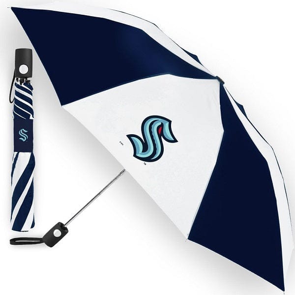 Seattle Kraken Automatic Folding Umbrella, 42 Inch