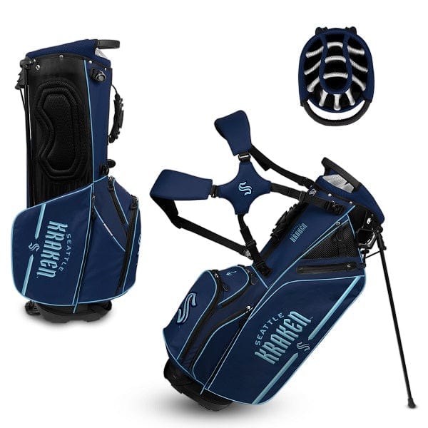 Seattle Kraken Caddie Carry Hybrid Golf Bag