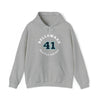 Hoodie Bellemare 41 Seattle Hockey Number Arch Design Unisex Hooded Sweatshirt