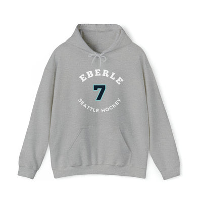Hoodie Eberle 7 Seattle Hockey Number Arch Design Unisex Hooded Sweatshirt