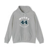 Hoodie Megna 44 Seattle Hockey Number Arch Design Unisex Hooded Sweatshirt