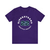 T-Shirt Bjorkstrand 22 Seattle Hockey Number Arch Design Unisex T-Shirt