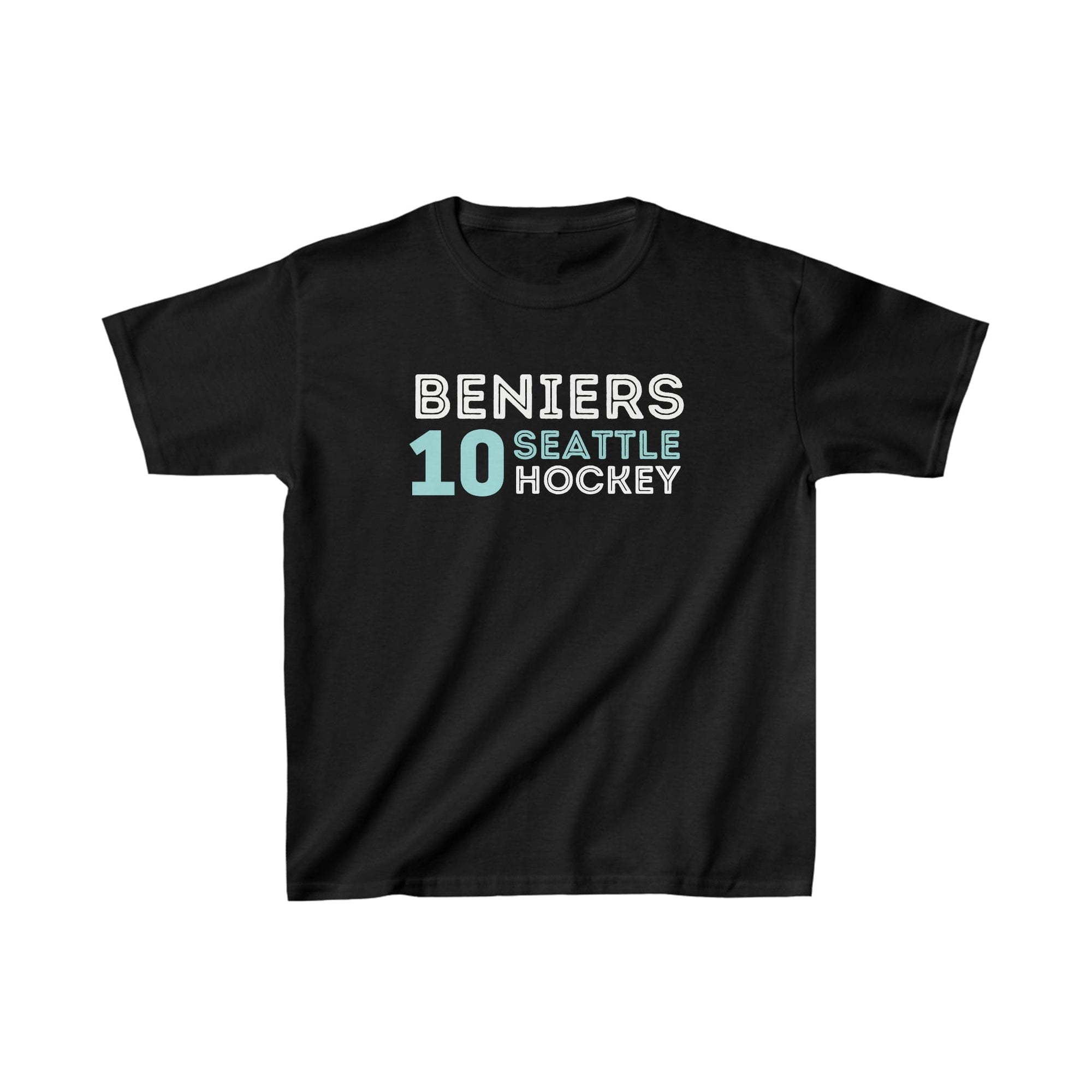 Kids clothes Beniers 10 Seattle Hockey Grafitti Wall Design Kids Tee